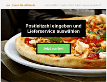 Tablet Screenshot of essen-bestellen.de